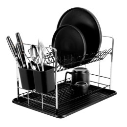 SUSZARKA DO NACZYŃ Z OCIEKACZEM BERLINGER HAUS BH-8597 MATTE BLACK BERLINGER HAUS