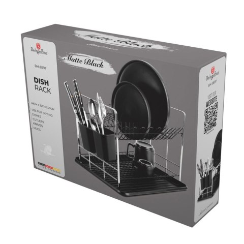SUSZARKA DO NACZYŃ Z OCIEKACZEM BERLINGER HAUS BH-8597 MATTE BLACK BERLINGER HAUS SUSZARKA DO NACZYŃ Z OCIEKACZEM BERLINGER HAUS BH-8597 MATTE BLACK BERLINGER HAUS