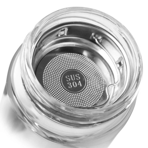 SZKLANA BUTELKA 450ml NA WODĘ Z SITKIEM 143757 ORION SZKLANA BUTELKA 450ml NA WODĘ Z SITKIEM 143757 ORION