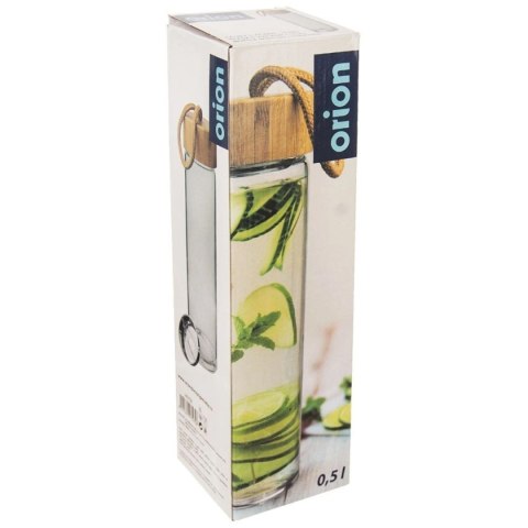 SZKLANA BUTELKA 450ml NA WODĘ Z SITKIEM 143757 ORION SZKLANA BUTELKA 450ml NA WODĘ Z SITKIEM 143757 ORION