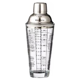 SZKLANY SHAKER BARMAŃSKI 400ml Z PRZEPISAMI KLAUSBERG KB-7647 KLAUSBERG