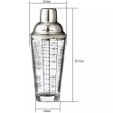 SZKLANY SHAKER BARMAŃSKI 400ml Z PRZEPISAMI KLAUSBERG KB-7647 KLAUSBERG