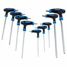 Śrubokręty Torx 9 szt. T10-T50 Ergonomiczne Uchwyty Stal Chromowo-Wanadowa Bituxx