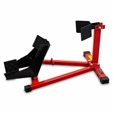 Stojak przedni do motocykla czerwono-czarny solidny uniwersalny stabilny Bituxx Stojak przedni do motocykla czerwono-czarny solidny uniwersalny stabilny Bituxx