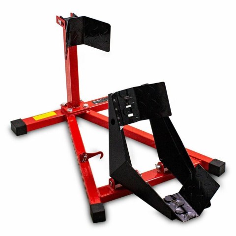 Stojak przedni do motocykla czerwono-czarny solidny uniwersalny stabilny Bituxx Stojak przedni do motocykla czerwono-czarny solidny uniwersalny stabilny Bituxx