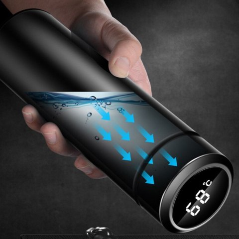 TERMOS KUBEK 500ml Z WYŚWIETLACZEM TEMPERATURY 8141 ELITEHOFF TERMOS KUBEK 500ml Z WYŚWIETLACZEM TEMPERATURY 8141 ELITEHOFF