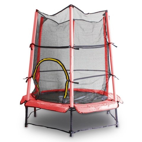 Trampolina dla dzieci 140cm czerwona Bituxx Trampolina dla dzieci 140cm czerwona Bituxx