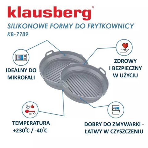 WKŁAD SILIKONOWY DO FRYTOWNICY 20cm KLAUSBERG KB-7789 2 szt. KLAUSBERG WKŁAD SILIKONOWY DO FRYTOWNICY 20cm KLAUSBERG KB-7789 2 szt. KLAUSBERG