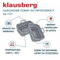 WKŁAD SILIKONOWY DO FRYTOWNICY PROSTOKĄTNY KLAUSBERG KB-7791 2 szt. KLAUSBERG