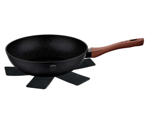 WOK GRANITOWY 28cm BERLINGER HAUS BH-1719 EBONY ROSEWOOD BERLINGER HAUS WOK GRANITOWY 28cm BERLINGER HAUS BH-1719 EBONY ROSEWOOD BERLINGER HAUS