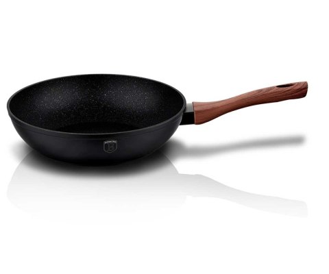 WOK GRANITOWY 28cm BERLINGER HAUS BH-1719 EBONY ROSEWOOD BERLINGER HAUS WOK GRANITOWY 28cm BERLINGER HAUS BH-1719 EBONY ROSEWOOD BERLINGER HAUS