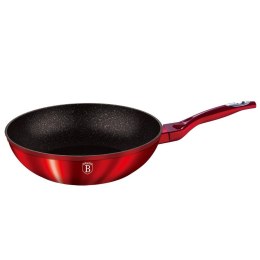 WOK GRANITOWY 28cm BERLINGER HAUS LINE BH-1267 BURGUNDY BERLINGER HAUS