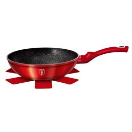 WOK GRANITOWY 28cm BERLINGER HAUS LINE BH-1267 BURGUNDY BERLINGER HAUS