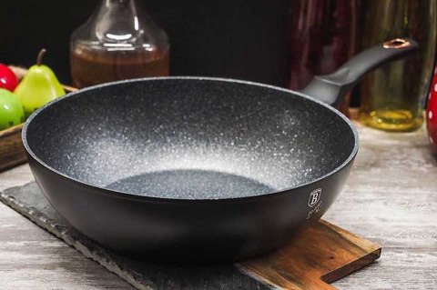 WOK GRANITOWY 30cm BERLINGER HAUS BLACK ROSE BH-6178 BERLINGER HAUS WOK GRANITOWY 30cm BERLINGER HAUS BLACK ROSE BH-6178 BERLINGER HAUS