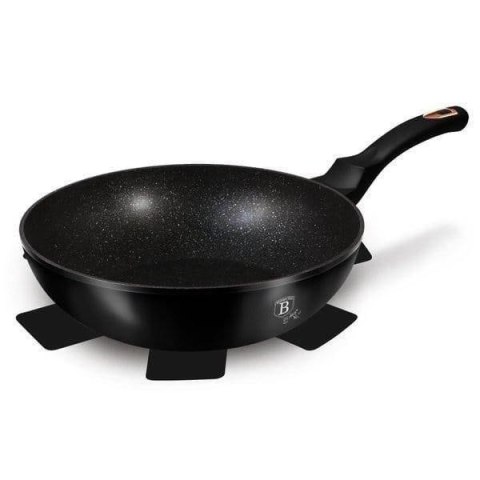 WOK GRANITOWY 30cm BERLINGER HAUS BLACK ROSE BH-6178 BERLINGER HAUS WOK GRANITOWY 30cm BERLINGER HAUS BLACK ROSE BH-6178 BERLINGER HAUS
