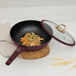 WOK TYTANOWY Z POKRYWĄ 28cm BERLINGER HAUS BH-8034 LEONARDO BERLINGER HAUS