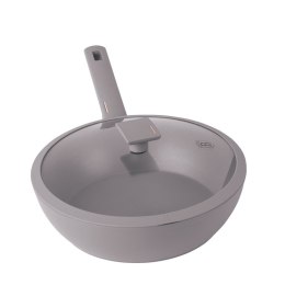 WOK TYTANOWY Z POKRYWĄ 28cm BERLINGER HAUS BH-8094 TAUPE BERLINGER HAUS