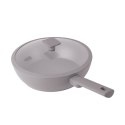 WOK TYTANOWY Z POKRYWĄ 28cm BERLINGER HAUS BH-8094 TAUPE BERLINGER HAUS