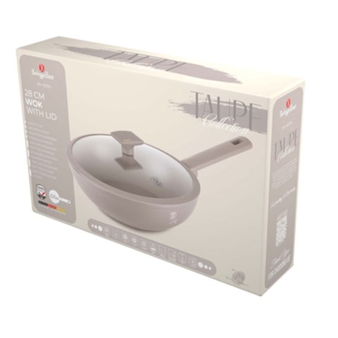 WOK TYTANOWY Z POKRYWĄ 28cm BERLINGER HAUS BH-8094 TAUPE BERLINGER HAUS WOK TYTANOWY Z POKRYWĄ 28cm BERLINGER HAUS BH-8094 TAUPE BERLINGER HAUS