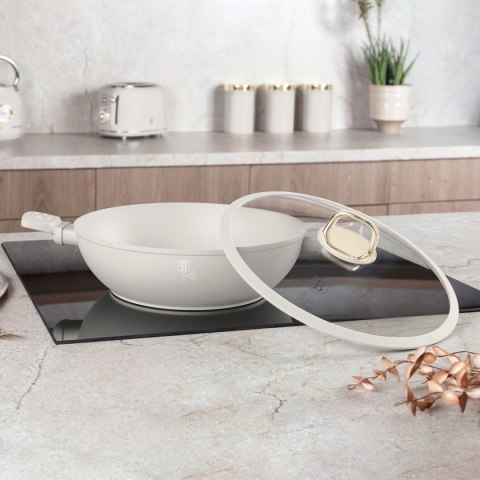 WOK TYTANOWY Z POKRYWĄ 30cm BERLINGER HAUS BH-8065 SAHARA BERLINGER HAUS WOK TYTANOWY Z POKRYWĄ 30cm BERLINGER HAUS BH-8065 SAHARA BERLINGER HAUS