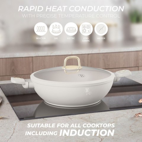 WOK TYTANOWY Z POKRYWĄ 30cm BERLINGER HAUS BH-8065 SAHARA BERLINGER HAUS WOK TYTANOWY Z POKRYWĄ 30cm BERLINGER HAUS BH-8065 SAHARA BERLINGER HAUS