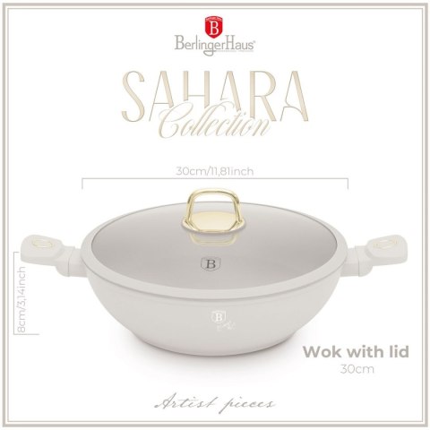 WOK TYTANOWY Z POKRYWĄ 30cm BERLINGER HAUS BH-8065 SAHARA BERLINGER HAUS WOK TYTANOWY Z POKRYWĄ 30cm BERLINGER HAUS BH-8065 SAHARA BERLINGER HAUS