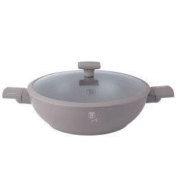 WOK TYTANOWY Z POKRYWĄ 30cm BERLINGER HAUS BH-8095 TAUPE BERLINGER HAUS