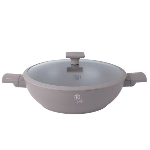 WOK TYTANOWY Z POKRYWĄ 30cm BERLINGER HAUS BH-8095 TAUPE BERLINGER HAUS WOK TYTANOWY Z POKRYWĄ 30cm BERLINGER HAUS BH-8095 TAUPE BERLINGER HAUS