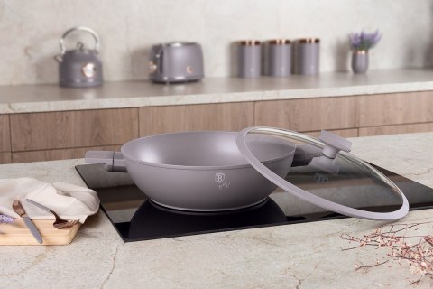 WOK TYTANOWY Z POKRYWĄ 30cm BERLINGER HAUS BH-8095 TAUPE BERLINGER HAUS WOK TYTANOWY Z POKRYWĄ 30cm BERLINGER HAUS BH-8095 TAUPE BERLINGER HAUS