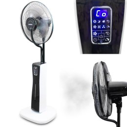 Wentylator LED z Nawilżaczem 40cm Ultradźwiękowy Klimatyzator Obrotowy Bituxx
