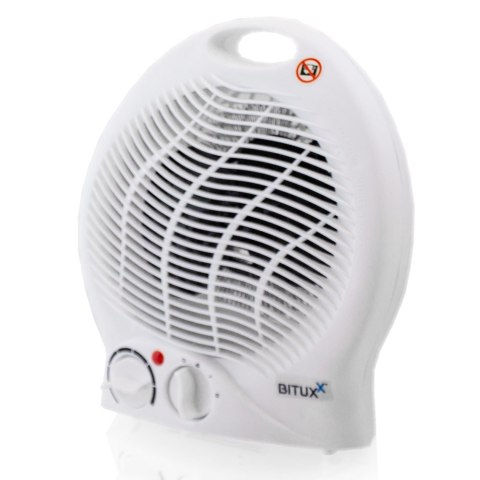 Wentylator grzewczy Bituxx 2000W z termostatem i ochroną przed upadkiem Bituxx Wentylator grzewczy Bituxx 2000W z termostatem i ochroną przed upadkiem Bituxx