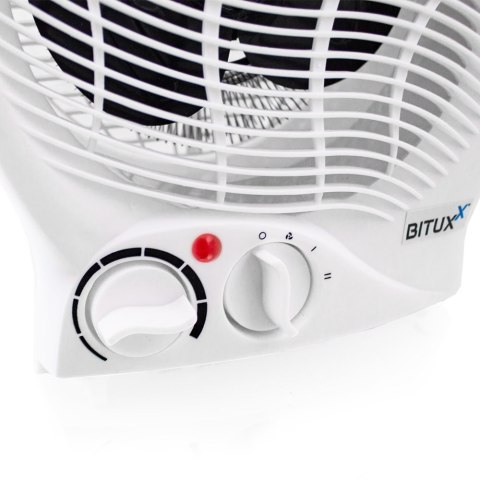 Wentylator grzewczy Bituxx 2000W z termostatem i ochroną przed upadkiem Bituxx Wentylator grzewczy Bituxx 2000W z termostatem i ochroną przed upadkiem Bituxx
