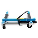 Wózek manewrowy hydrauliczny pod koła 1 sztuka niebieski Bituxx