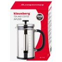 ZAPARZACZ TŁOKOWY DO KAWY/HERBATY 1000ml KLAUSBERG KB-7703 KLAUSBERG