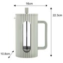 ZAPARZACZ TŁOKOWY DO KAWY/HERBATY 1000ml KLAUSBERG KB-7755 ZIELONY KLAUSBERG