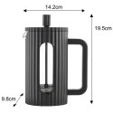 ZAPARZACZ TŁOKOWY DO KAWY/HERBATY 600ml KLAUSBERG KB-7746 CZARNY KLAUSBERG