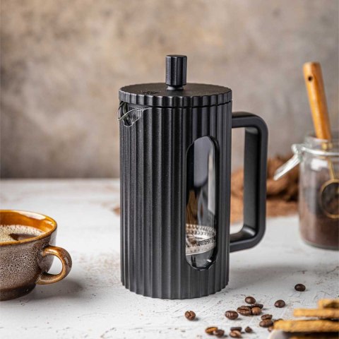 ZAPARZACZ TŁOKOWY DO KAWY/HERBATY 600ml KLAUSBERG KB-7746 CZARNY KLAUSBERG ZAPARZACZ TŁOKOWY DO KAWY/HERBATY 600ml KLAUSBERG KB-7746 CZARNY KLAUSBERG
