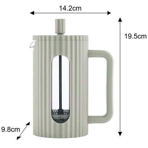 ZAPARZACZ TŁOKOWY DO KAWY/HERBATY 600ml KLAUSBERG KB-7750 ZIELONY KLAUSBERG ZAPARZACZ TŁOKOWY DO KAWY/HERBATY 600ml KLAUSBERG KB-7750 ZIELONY KLAUSBERG