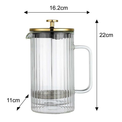 ZAPARZACZ TŁOKOWY DO KAWY/HERBATY TERMICZNY 1000ml KLAUSBERG KB-7761 KLAUSBERG ZAPARZACZ TŁOKOWY DO KAWY/HERBATY TERMICZNY 1000ml KLAUSBERG KB-7761 KLAUSBERG
