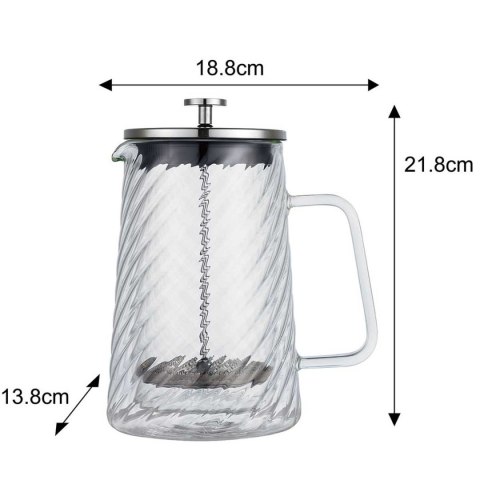 ZAPARZACZ TŁOKOWY DO KAWY/HERBATY TERMICZNY 1000ml KLAUSBERG KB-7764 KLAUSBERG ZAPARZACZ TŁOKOWY DO KAWY/HERBATY TERMICZNY 1000ml KLAUSBERG KB-7764 KLAUSBERG