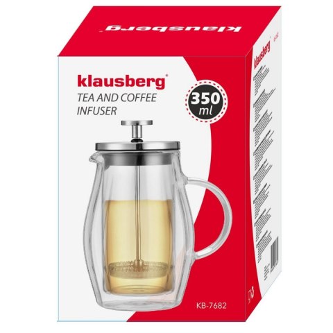 ZAPARZACZ TŁOKOWY DO KAWY/HERBATY TERMICZNY 350ml KLAUSBERG KB-7682 KLAUSBERG ZAPARZACZ TŁOKOWY DO KAWY/HERBATY TERMICZNY 350ml KLAUSBERG KB-7682 KLAUSBERG