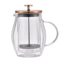 ZAPARZACZ TŁOKOWY DO KAWY/HERBATY TERMICZNY 600ml KLAUSBERG KB-7722 KLAUSBERG