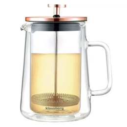 ZAPARZACZ TŁOKOWY DO KAWY/HERBATY TERMICZNY 600ml KLAUSBERG KB-7724 KLAUSBERG