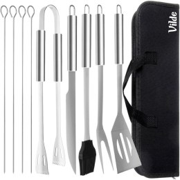 ZESTAW 10 PRZYBORÓW DO GRILLA W ETUI 489298 VILDE