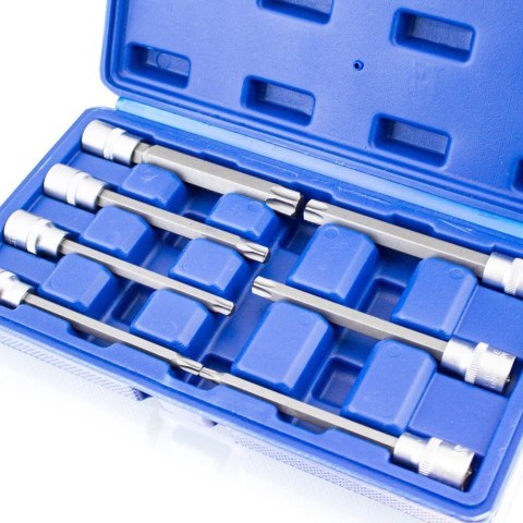 Zestaw Długich Nasadek TORX SPLINE XZN HEX 3/8" 110mm 21 el. Bituxx Zestaw Długich Nasadek TORX SPLINE XZN HEX 3/8" 110mm 21 el. Bituxx