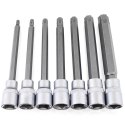 Zestaw Długich Nasadek TORX SPLINE XZN HEX 3/8" 110mm 21 el. Bituxx
