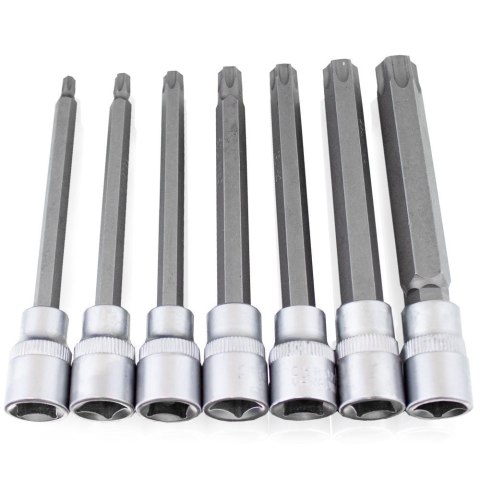Zestaw Długich Nasadek TORX SPLINE XZN HEX 3/8" 110mm 21 el. Bituxx Zestaw Długich Nasadek TORX SPLINE XZN HEX 3/8" 110mm 21 el. Bituxx