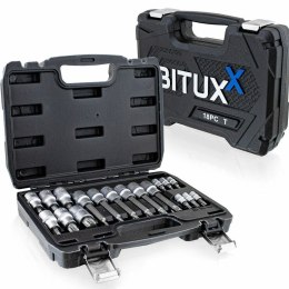 ZESTAW NASADEK NASADKI TORX 18 ELEMENTÓW PROMOCJA Bituxx