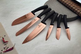 ZESTAW NOŻY KUCHENNYCH BERLINGER HAUS BH-2648 ROSE GOLD BERLINGER HAUS