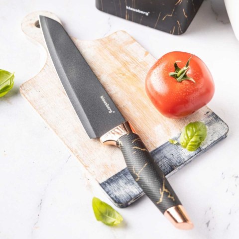 ZESTAW NOŻY KUCHENNYCH W STOJAKU Z OSTRZAŁKĄ KLAUSBERG KB-7770 KLAUSBERG ZESTAW NOŻY KUCHENNYCH W STOJAKU Z OSTRZAŁKĄ KLAUSBERG KB-7770 KLAUSBERG